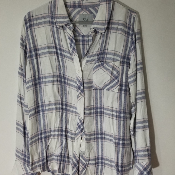 Rails Hunter Plaid Button Down Size S Red White - Picture 1 of 2